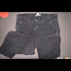 Billabong black linen pants